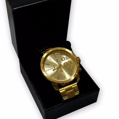 Oversize Stainless Steel Watch